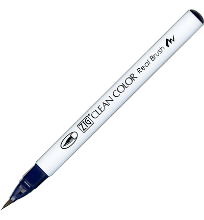 RB-6000AT/035 - Kuretake / ZIG - (035)Deep Blue - Real Brush couleurs individuelles