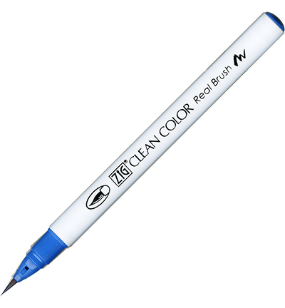 RB-6000AT/037 - Kuretake / ZIG - (037)Cornflower Blue - Real Brush couleurs individuelles