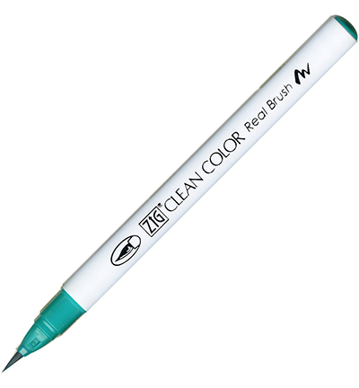 RB-6000AT/042 - Kuretake / ZIG - (042)Turquoise Green - Real Brush couleurs individuelles