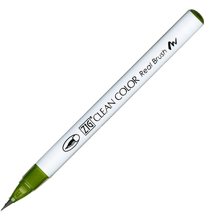 RB-6000AT/043 - Kuretake / ZIG - (043)Olive Green - Real Brush couleurs individuelles