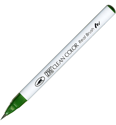 RB-6000AT/044 - Kuretake / ZIG - (044)Deep Green - Real Brush couleurs individuelles