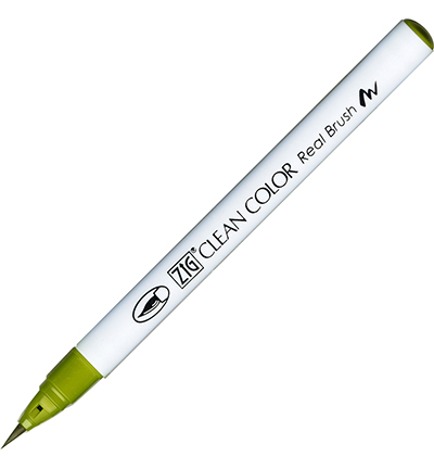 RB-6000AT/046 - Kuretake / ZIG - (046)Mid Green - Real Brush couleurs individuelles