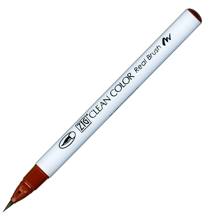 RB-6000AT/060 - Kuretake / ZIG - (060)Brown - Real Brush couleurs individuelles