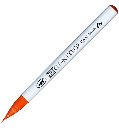 RB-6000AT/070 - Kuretake / ZIG - (070)Orange - Real Brush couleurs individuelles