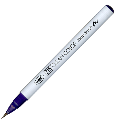 RB-6000AT/084 - Kuretake / ZIG - (084)Deep Violet - Real Brush couleurs individuelles