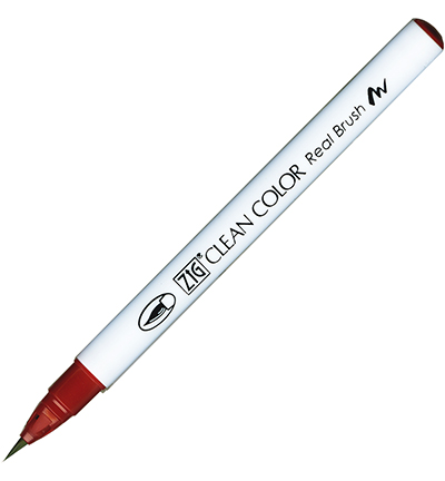 RB-6000AT/260 - Kuretake / ZIG - (260)Deep Red - Real Brush couleurs individuelles