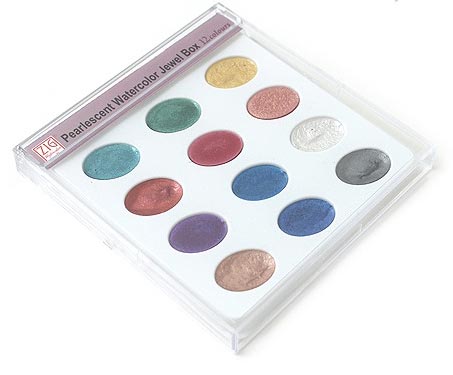 WSKG204-5 - Kuretake / ZIG - Pearlescent Watercolor Jewel Box - Zig Watercolour