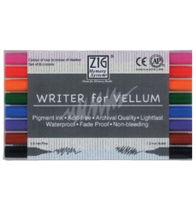 MS-6300/8V - Kuretake / ZIG - (8V)Pure 8 Colours Set - 