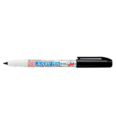 IR-100L - Kuretake / ZIG - Laundry Pen Indelible Ink Black - Zig Laundry Pen