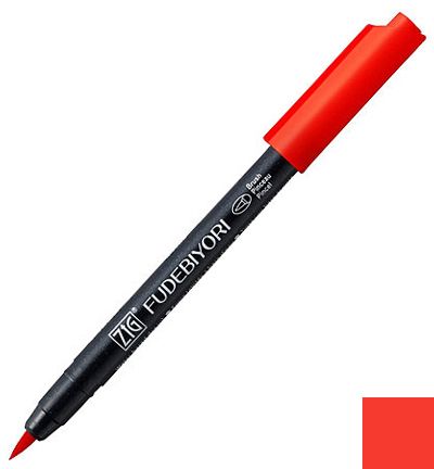 CBK-55N/020 - Kuretake / ZIG - (020)Red - Brush pens Fudebiyori CBK-55N/020 - Kuretake / ZIG - (020)Red - Brush pens Fudebiyori