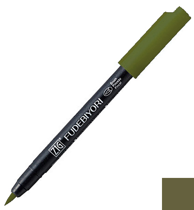 CBK-55N/043 - Kuretake / ZIG - (043)Olive Green - Fudebiyori
