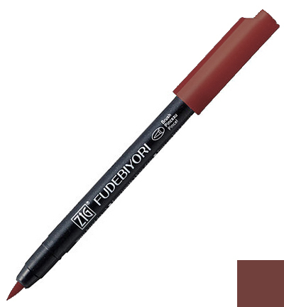 CBK-55N/602 - Kuretake / ZIG - (602)Deep Reddish Brown - Fudebiyori