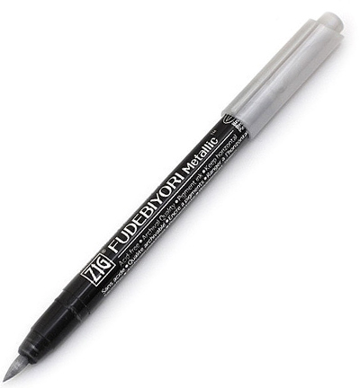 CBK-55MT/102 - Kuretake / ZIG - (102)Metallic Silver - Fudebiyori metallique