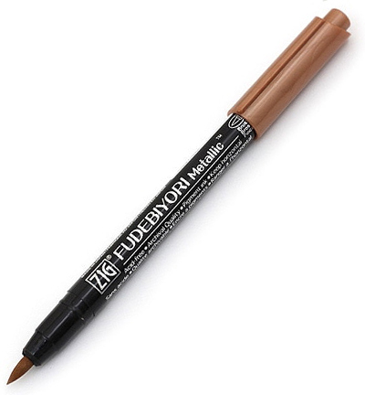 CBK-55MT/123 - Kuretake / ZIG - (123)Metallic Copper - Fudebiyori metallique