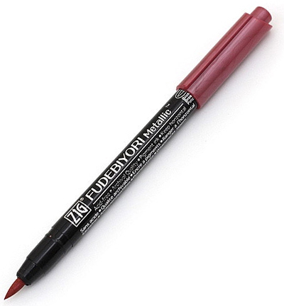 CBK-55MT/126 - Kuretake / ZIG - (126)Metallic Red - Fudebiyori metallique
