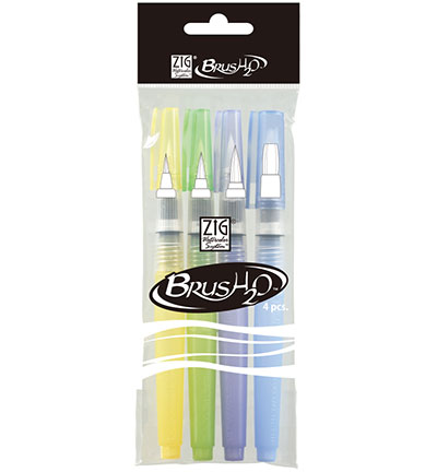 WSBR/4V - Kuretake / ZIG - Zig Waterbrush Set - 
