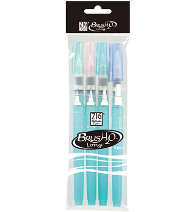 WSBR-L/4V - Kuretake / ZIG - Zig Waterbrush Long Set - 