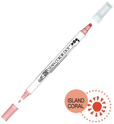 TC-6100/207 - Kuretake / ZIG - (207)Island Coral - Clean Color Dot