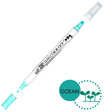 TC-6100/042 - Kuretake / ZIG - (042)Ocean - Clean Color Dot