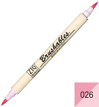 MS-7700/026 - Kuretake / ZIG - 026 Baby Pink - Brushables couleurs individuelles MS-7700/026 - Kuretake / ZIG - 026 Baby Pink - Brushables couleurs individuelles