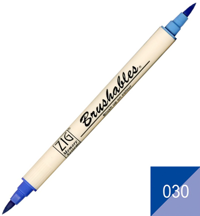 MS-7700/030 - Kuretake / ZIG - 030 Pure Blue - Brushables couleurs individuelles MS-7700/030 - Kuretake / ZIG - 030 Pure Blue - Brushables couleurs individuelles