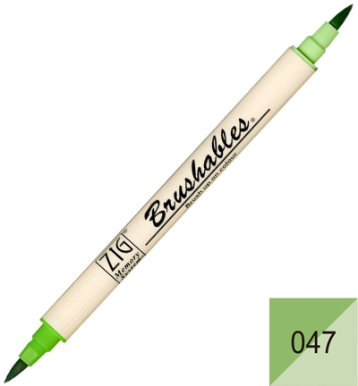 MS-7700/047 - Kuretake / ZIG - 047 Spring Green - Brushables couleurs individuelles MS-7700/047 - Kuretake / ZIG - 047 Spring Green - Brushables couleurs individuelles