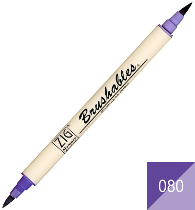 MS-7700/080 - Kuretake / ZIG - 080 Pure Violet - Brushables couleurs individuelles MS-7700/080 - Kuretake / ZIG - 080 Pure Violet - Brushables couleurs individuelles