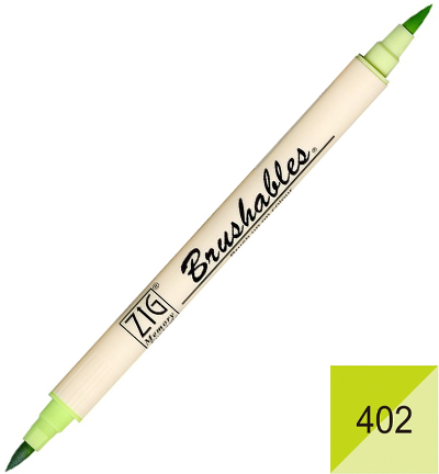 MS-7700/402 - Kuretake / ZIG - 402 Kiwi - Brushables couleurs individuelles MS-7700/402 - Kuretake / ZIG - 402 Kiwi - Brushables couleurs individuelles