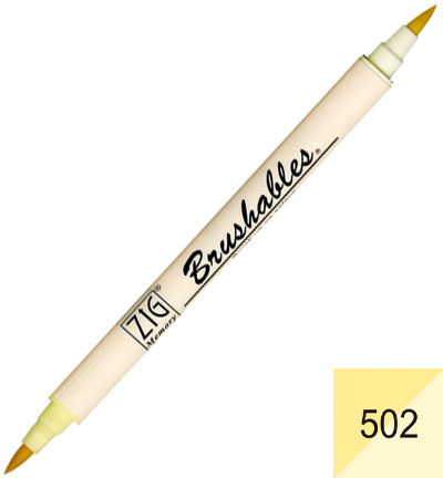 MS-7700/502 - Kuretake / ZIG - 502 Butter - Brushables couleurs individuelles MS-7700/502 - Kuretake / ZIG - 502 Butter - Brushables couleurs individuelles