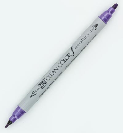 TCS-8000/124 - Kuretake / ZIG - Metallic - Violet - Clean Color F Metallic