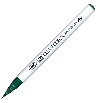 RB-6000AT/405 - Kuretake / ZIG - (405)Dark Green - Real Brush couleurs individuelles RB-6000AT/405 - Kuretake / ZIG - (405)Dark Green - Real Brush couleurs individuelles
