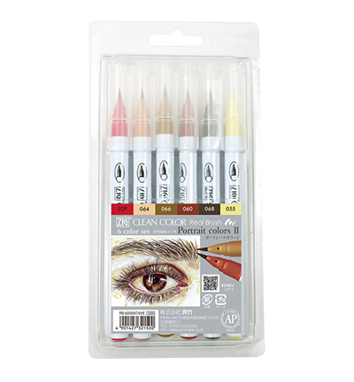 RB-6000AT/6VE - Kuretake / ZIG - Portrait Colors II - 