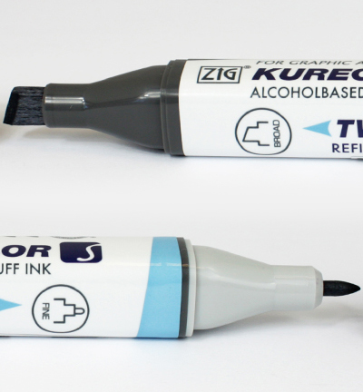 KC-3000/803 - Kuretake / ZIG - Gray Brown - Kurecolor Twin S gris
