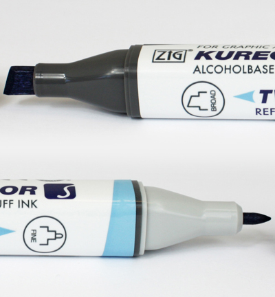 KC-3000/824 - Kuretake / ZIG - Blue Gray 1 - Kurecolor Twin S gris