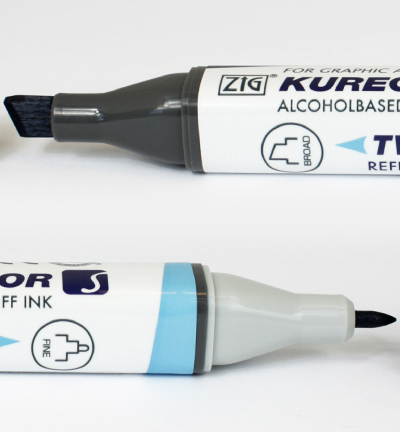 KC-3000/827 - Kuretake / ZIG - Blue Gray 4 - Kurecolor Twin S gris