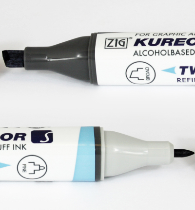 KC-3000/829 - Kuretake / ZIG - Dark Steel Gray - Kurecolor Twin S gris