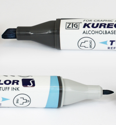 KC-3000/844 - Kuretake / ZIG - Green Gray 3 - Kurecolor Twin S gris