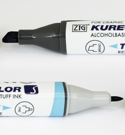 KC-3000/846 - Kuretake / ZIG - Green Gray 4 - Kurecolor Twin S gris