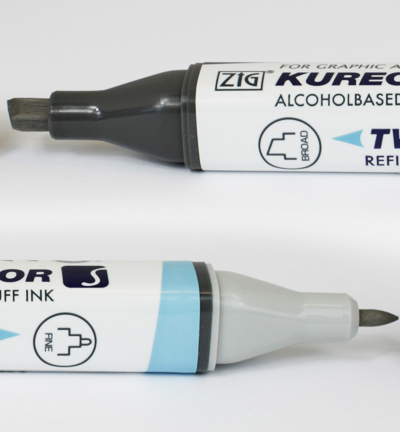 KC-3000/W02 - Kuretake / ZIG - Warm Gray 2 - Kurecolor Twin S gris