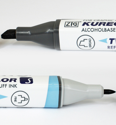 KC-3000/W10 - Kuretake / ZIG - Warm Gray 10 - Kurecolor Twin S gris