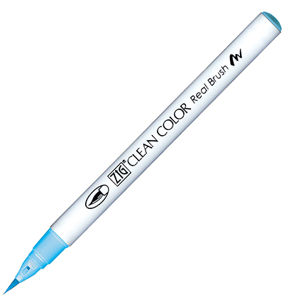 RB-6000AT/308 - Kuretake / ZIG - (308)Azure Blue - Real Brush couleurs individuelles