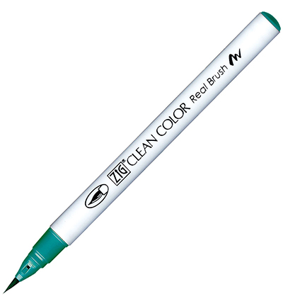 RB-6000AT/417 - Kuretake / ZIG - (417)Blue Green - Real Brush couleurs individuelles