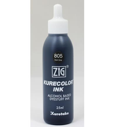KCR-25/805 - Kuretake / ZIG - Dark Gray - Recharges Kurecolor