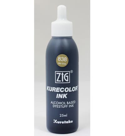KCR-25/838 - Kuretake / ZIG - Mid Gray - Recharges Kurecolor