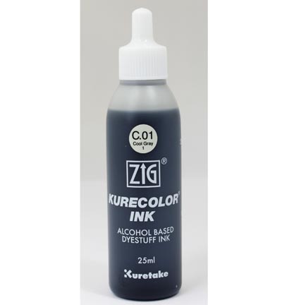 KCR-25/C.01 - Kuretake / ZIG - Cool Gray 1 - Recharges Kurecolor