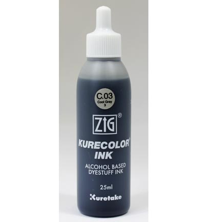 KCR-25/C.03 - Kuretake / ZIG - Cool Gray 3 - Recharges Kurecolor