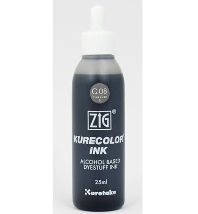 KCR-25/C.08 - Kuretake / ZIG - Cool Gray 8 - Recharges Kurecolor
