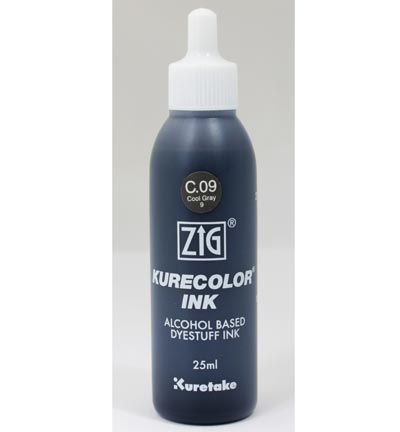 KCR-25/C.09 - Kuretake / ZIG - Cool Gray 9 - Recharges Kurecolor