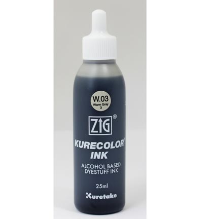KCR-25/W.03 - Kuretake / ZIG - Warm Gray 3 - Recharges Kurecolor
