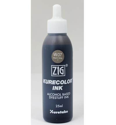 KCR-25/W.07 - Kuretake / ZIG - Warm Gray 7 - Alcohol Marker Inkers